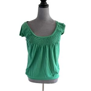 Charlotte Russe green short sleeved top. Size L